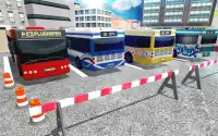 Aparcamiento de autobuses: simulador de conducción Screen Shot 11