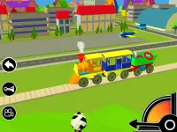 3D Juego de tren de juguete Screen Shot 10