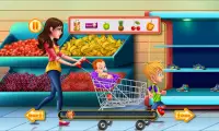 Shopping Game Kids Supermarket - Shopping List Screen Shot 1