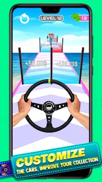 Evolve The Steering Wheel Game Screen Shot 1
