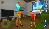 New virtual mom Happy family simulator game Screen Shot 4