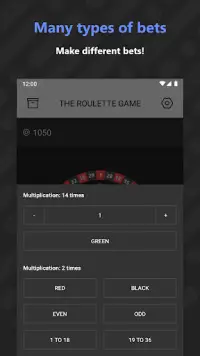 The Roulette Game Screen Shot 1