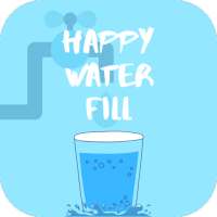 Fill Happy Glass Water