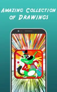 Coloring World Of Oggy Screen Shot 0