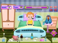 बच्चा बीमार लड़कियों खेलों है Screen Shot 4