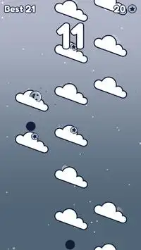 Emoji Cloud Fall Sky Screen Shot 2