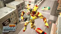 Iron Rope Superhero:  Robot Mission Games 2021 Screen Shot 1