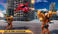 Flying Robot Car Games - Robot Shooting Games 2021 Screen Shot 3