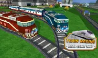 ट्रेन रेसिंग रियल गेम 2017 Screen Shot 3