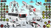 okul otobüsü robot araba oyunu Screen Shot 1