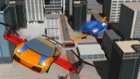 Flying Car Stunts Driver City Simulator Screen Shot 2