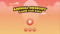 Animal Memory Game for Kids Screen Shot 0