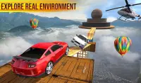 Speed ​​Car Stunts 2018: Экстремальные треки Гонки Screen Shot 8
