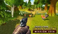 Crazy Farm Chicken Shooting Mission 2018 Screen Shot 0