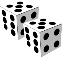 Two Dice: Dos dados simples 3D Screen Shot 3