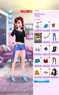 फैशन स्टाइलिस्ट: ड्रेस अप गेम Screen Shot 18