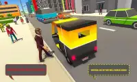 Tuk Tuk Rikshaw Virtual City Simulator Game Screen Shot 10