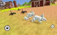 Wild Pet Rabbit Animal Sims -Forest Predator Craft Screen Shot 0