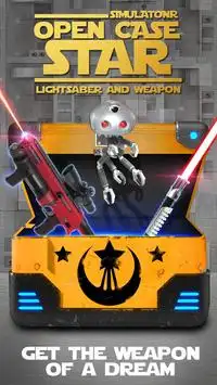 Open Case Star Lightsaber and Weapon Simulator Screen Shot 0