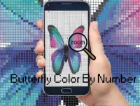 Butterfly Color By Number-Animal Pixel Art 2021 Screen Shot 0