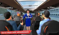 Waitress Coach Bus Simulator Screen Shot 0