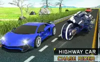 Cop Bike Polizei Chase Autobahn Motorrad Stunt 3D Screen Shot 5