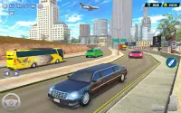 лимузин такси вождение игры Screen Shot 0
