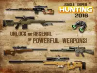 Jungle Sniper Hunting 3D 2016 Screen Shot 1