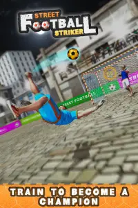 Street Football Striker Real Soccer Free Kick Game Screen Shot 2