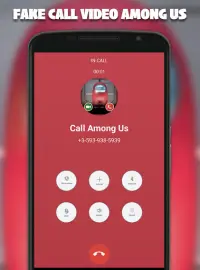 Fake Call Video Among US - Call Video and Chat Screen Shot 2