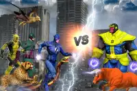 Superheroes Pets: City Crime Battle Screen Shot 6