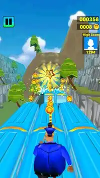 super Subway : Train Surf run fun 3D Screen Shot 1