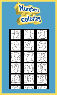 Coloring for Kids - Numbers Screen Shot 4