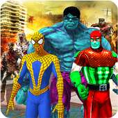 Amazing Superheroes VS Zombies Battle