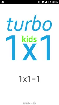 Turbo 1x1 kids Screen Shot 0