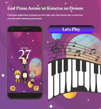 God Piano Anime 🎹 Kimetsu no Demon Epic Edition Screen Shot 11