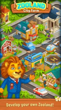 Farm Zoo: Happy Day in Animal Village and Pet City Screen Shot 2