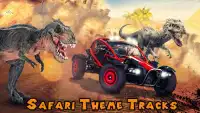 Dino World Car Racing Screen Shot 0