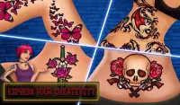 artiste virtuel fabricant de tatouage jeu tatouage Screen Shot 8