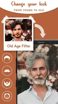 Old Age Face effects App: Face Changer Gender Swap Screen Shot 5