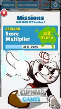 Cuphead’s adventure :legends Mugman 3D Screen Shot 0