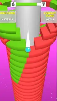 Endless Helix salto Stack 3D Ball: Ball gratis Screen Shot 11