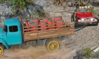 Offroad Long Truck Sim - Offroad Quad Jeep Driver Screen Shot 1