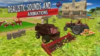 Real agricultura recolección tractor simulador 3D Screen Shot 5