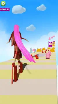Hair Style - Long Heels Game Screen Shot 0