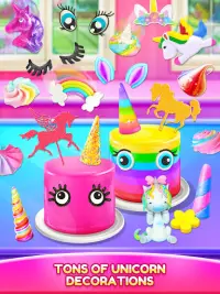 Unicorn Rainbow Cake-Diy Sweet Galaxy Desserts Screen Shot 8