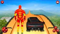सुपर हीरो रोबोट मुक्त आग से लड़ने: सुपर हीरो खेल Screen Shot 16
