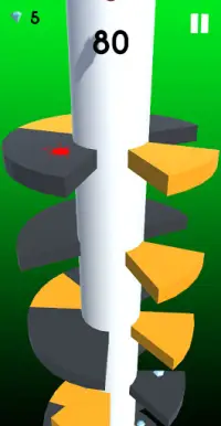 Helix Jump - Ball Rush Down Screen Shot 2