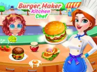 Burger Maker Fast Food Kitchen Game Screen Shot 3