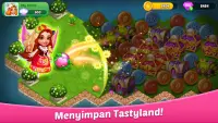 Tastyland-merge&puzzle cooking Screen Shot 1